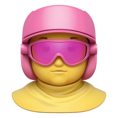 extremely thick chunky sporty pink shield visor sunglasses, ultra robust bulky frame, massive build, one-piece lens, maximum thickness sticker