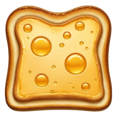 Cheese toast sticker
