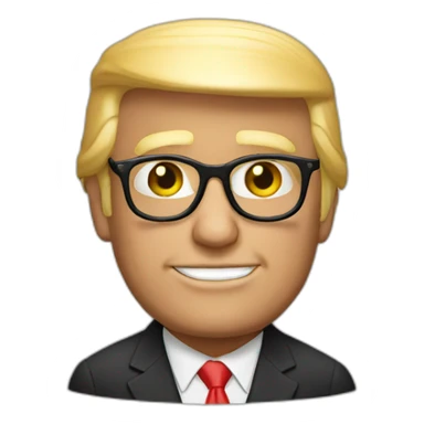 Donald Trump-lunette sticker