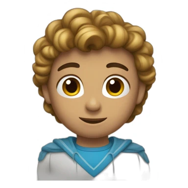 Un corazón sonrojado sticker