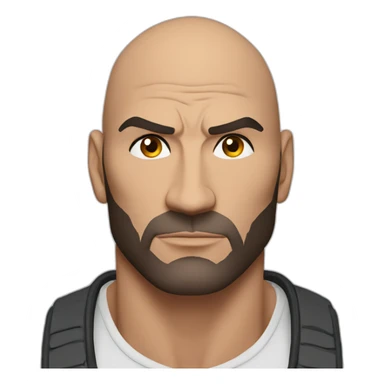 actor dave bautista serious sticker