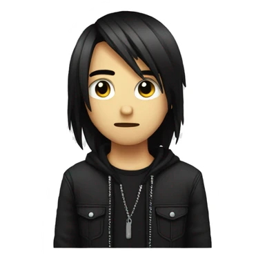 An emo guy sticker