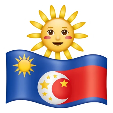 Filipino flag sticker