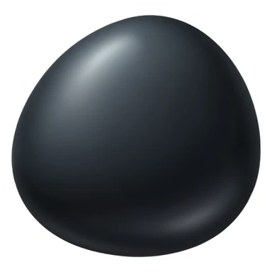 transluscent black egg sticker