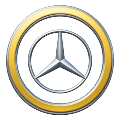 Mercedes Benz logo sticker
