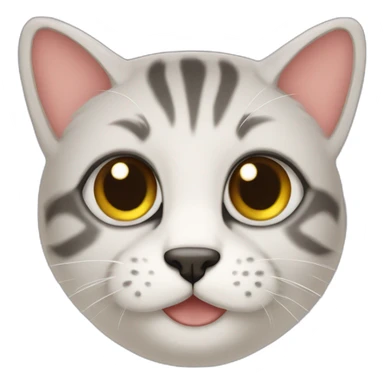 Gato con letras hd sticker