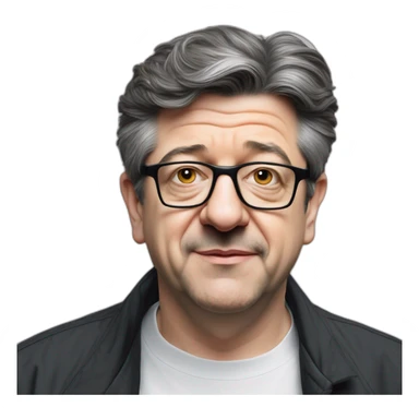 jean-luc mélenchon avec des nike air max plus sticker