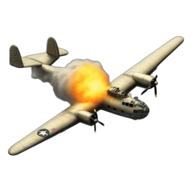 B-29 qui lache la bombe atomique sur Hiroshima sticker