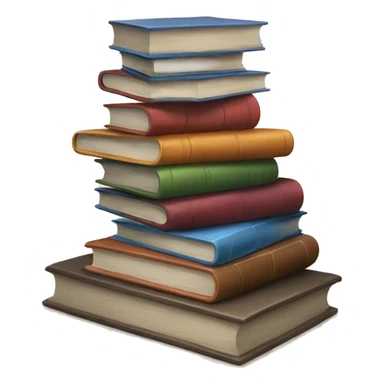 Pile of books sticker