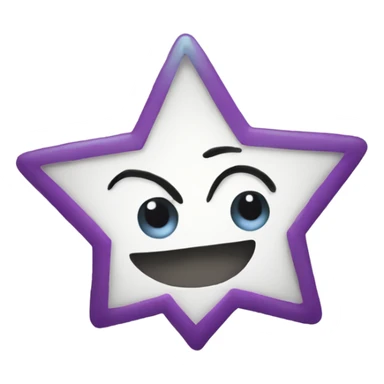 star shape  sticker