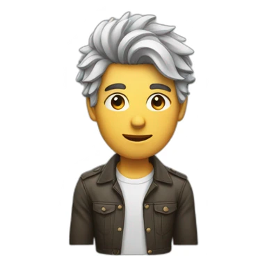 Viel homme cheveux courts sticker