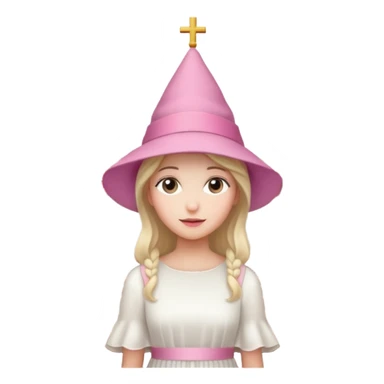 Hellrosa Kirchen ait sticker