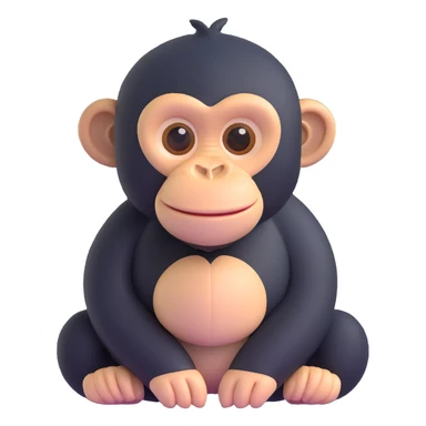 chimpanzee sticker