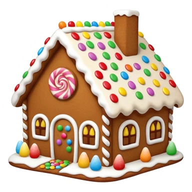 Gingerbread house sticker