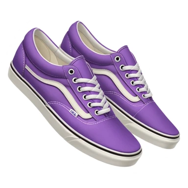 purple Van's shoes sticker