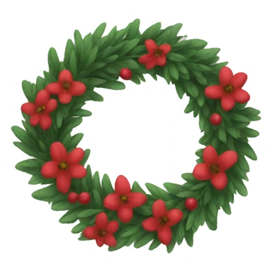 Wreath sticker