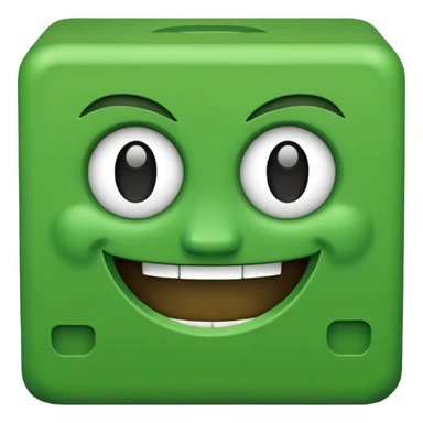 Creeper face sticker