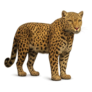 Leopard sticker
