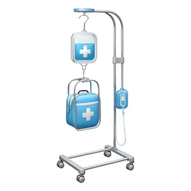 IV bag stand sticker