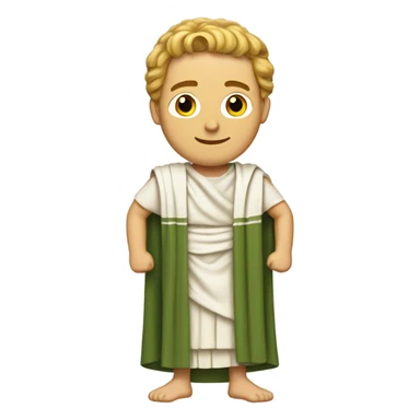 Scott McCarthy wearing a toga  sticker