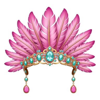 Pink Headpiece  sticker