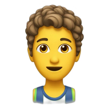 Tenista cinta en la cabeza sticker