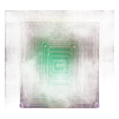 silica wafer ic sticker