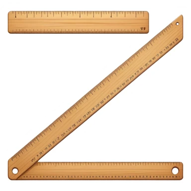 ruler with inch measurements sticker