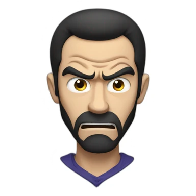 one peice lupin angry sticker