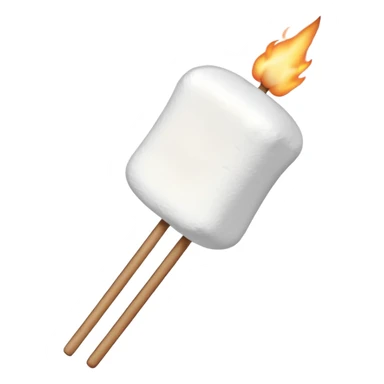 marshmallows on skewer sticker