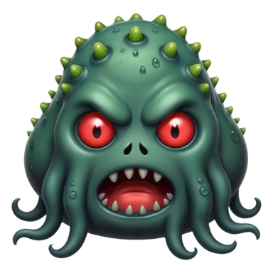 shoggoth unfriendly angry scary sticker