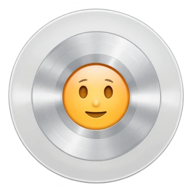 white vinyl record sticker