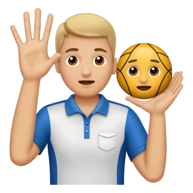 sports coach signals for time out sticker