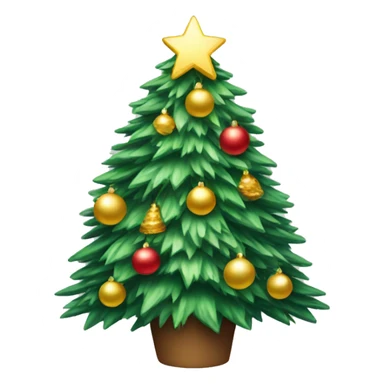 Pretty Christmas tree sticker