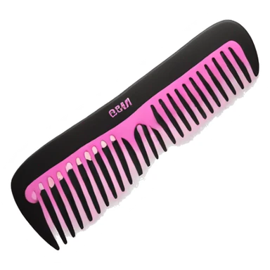 comb for hair pink sticker