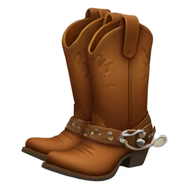 Cowboy boots sticker