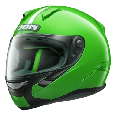 green motorbike sticker