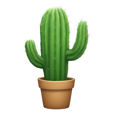 cactus, many stars sticker