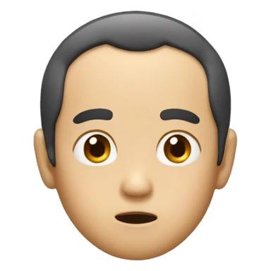 Japan man have a surprised  sticker