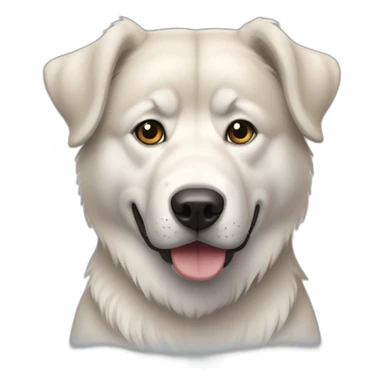 Dog alaskan malamut full-height sticker