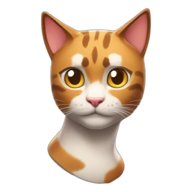 Meowscles Anthromorphic calico cat from fortnite sticker