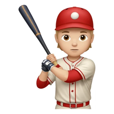 dos basebeall playr a golpes sticker