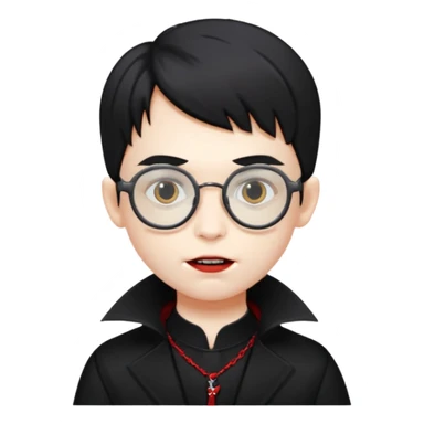 vampire kids with optical
 sticker