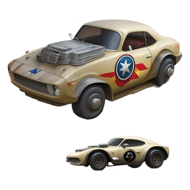 Linda Carter’s WW2 Wonder Woman Long wheelbase widened ground effects Scion FR-S desert hyper race car sticker
