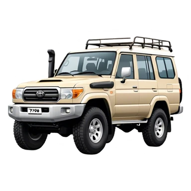 landcruiser 79 series - Toyota (Model Year: 2008) (Iconic colour: sand) sticker