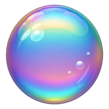sparkling bubble sticker