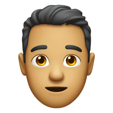 Smirk with tear sticker