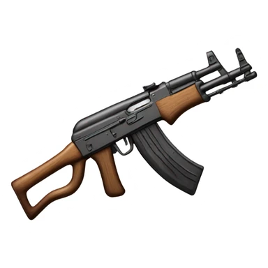 Long gun (ak47) sticker
