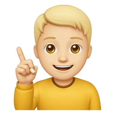 Smiling face with middle finger sticker