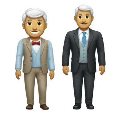 un émoji d un gentleman sticker